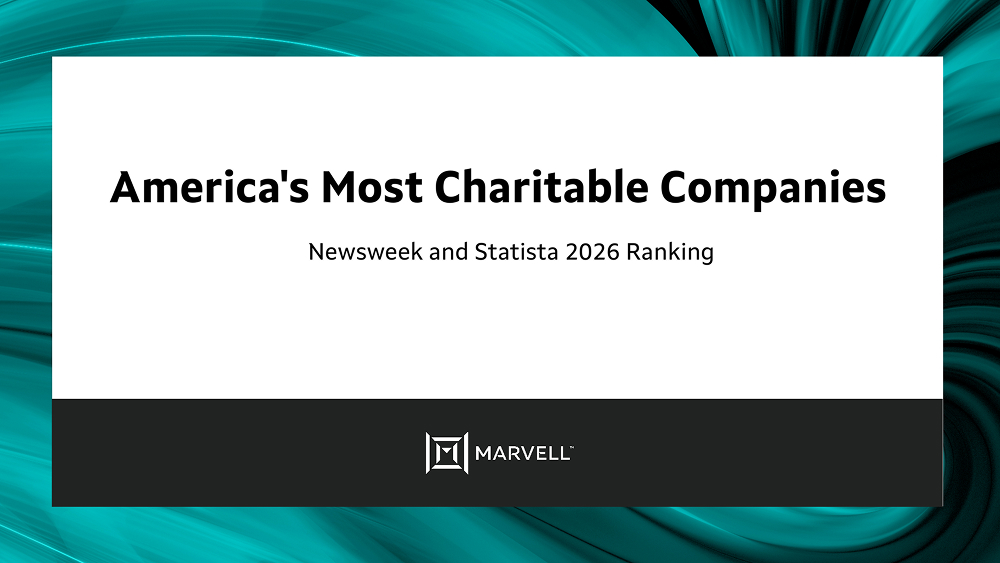 Marvell Recognized as a Leading Charitable Company